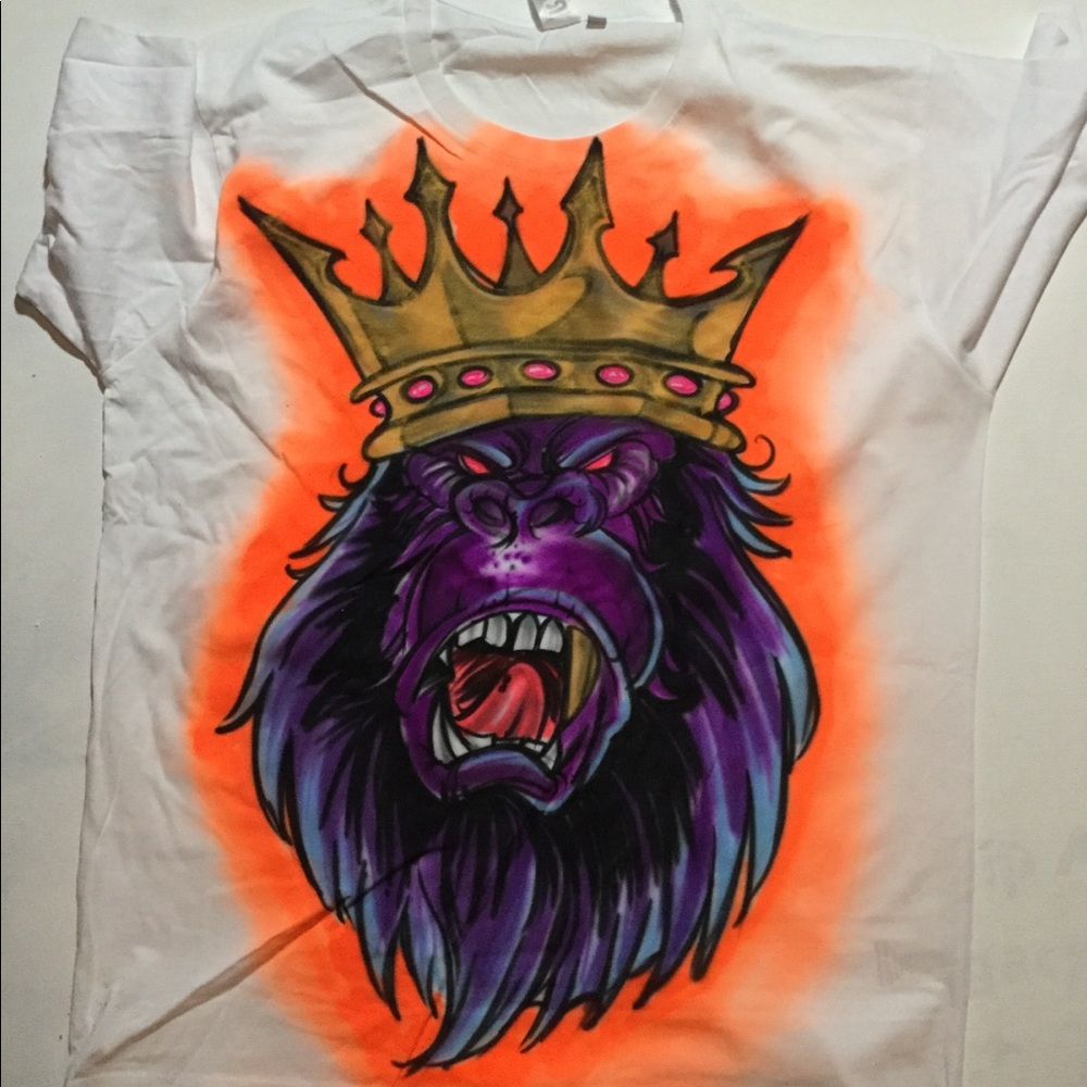 Custom airbrush shirts.